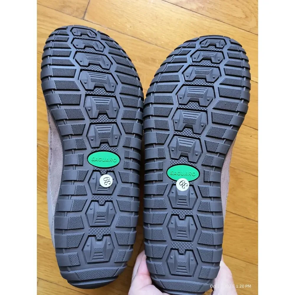 Saguaro Barefoot Minimalist Shoes Men's Unisex Adult Suede Wide Toe Box EU Sz 39